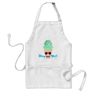 Hey Stay Cool Ice Cream Standard Apron