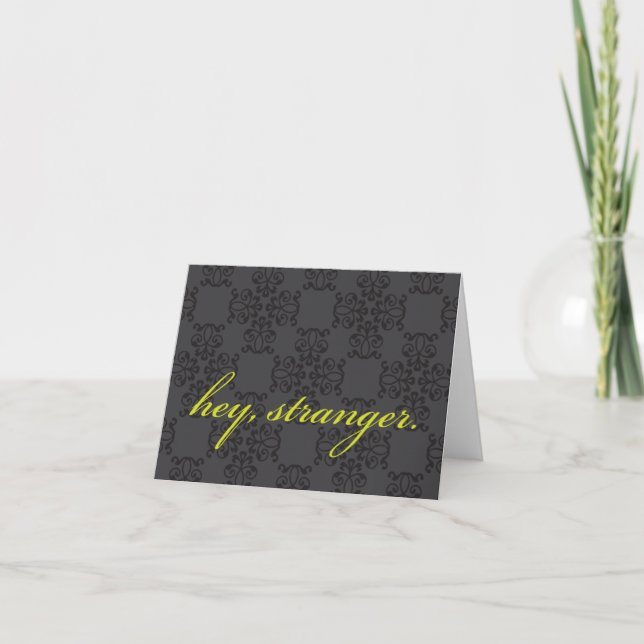 Hey, Stranger Card (Front)