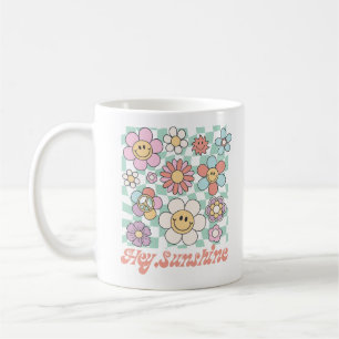 Hey Sunshine Floral Summer Coffee Mug