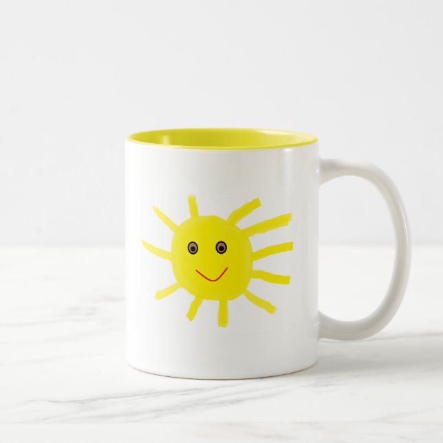 Hey Sunshine Two-Tone Coffee Mug (Right)
