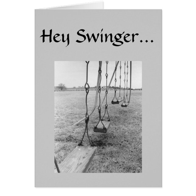 HEY SWINGER-WANNA SWING ANNIVERSARY (Front)