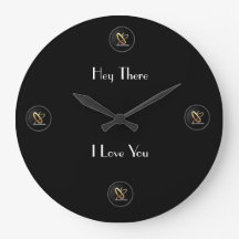 'Hey There I Love You' Clock