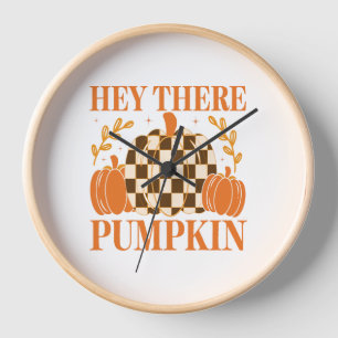 Hey There Pumpkin Clock