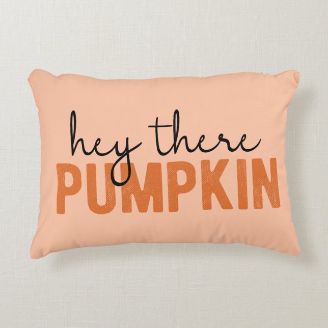Hey There Pumpkin Fall Pillow (Front)