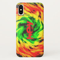 HEY tie dye burning flames
