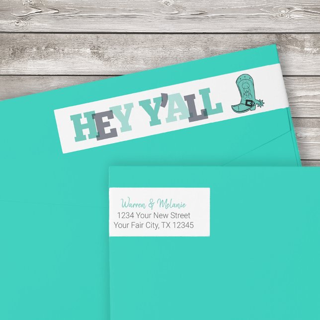 Hey Y'All - Texas Wraparound Address Label (Creator Uploaded)