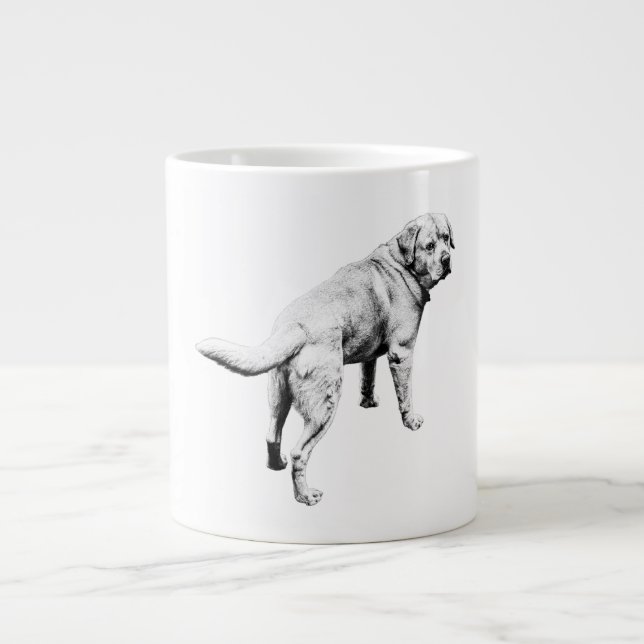 Hey—You Coming? Lab Glance Large Coffee Mug (Front)