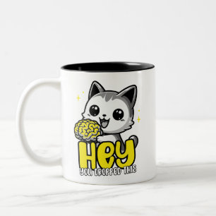 Hey,You Drop This Funny Cat Meme Mug