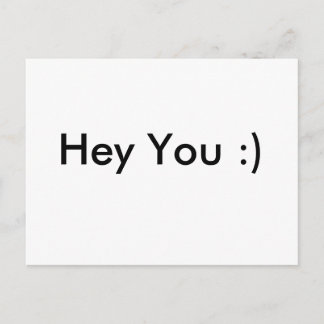 Hey You :) Postcard
