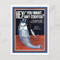 Hey, You Want Any Codfish? Songbook Cover