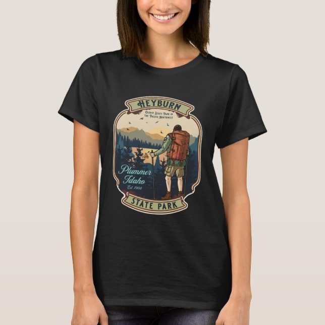 Heyburn State Park Plummer Idaho Hiking Camping So T-Shirt (Front)