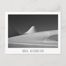 Heydar Aliyev Center in Baku, Azerbaijan postcard