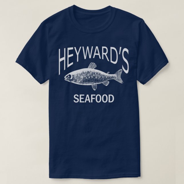 Heywards Seafood Outer Banks North olina OBX T-Shirt (Design Front)