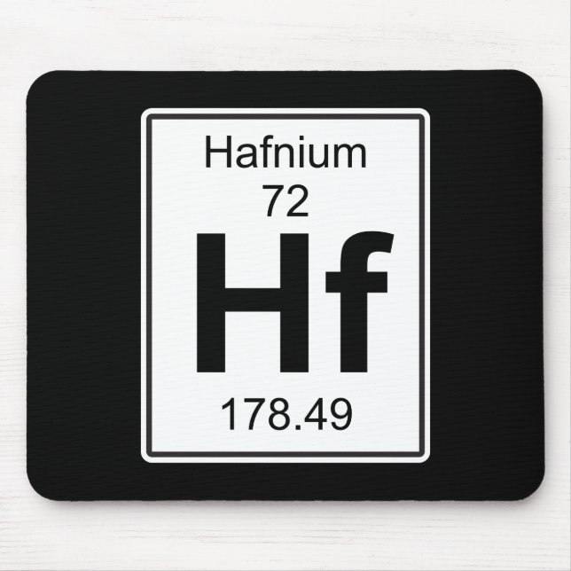 Hf - Hafnium Mouse Pad (Front)