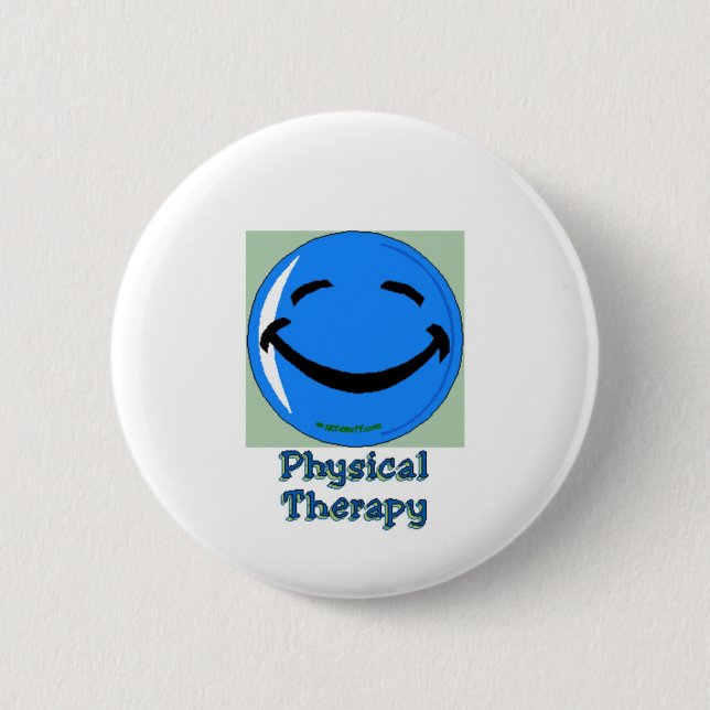 HF Physical Therapy 6 Cm Round Badge (Front)
