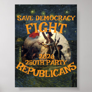 HG CBP 250TH ANNIVERSARTY USA FLAG AMERICA TRUMPS POSTER