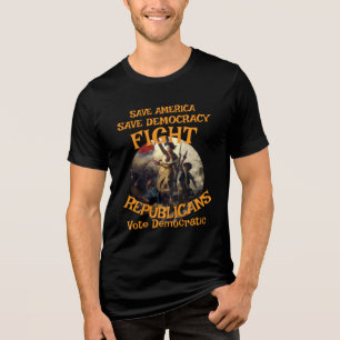 HG CBP REVOLUTION 250TH JULY 4TH INDEPENDENCE DAY Tri-Blend SHIRT