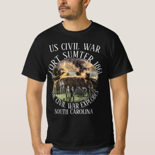 HG FORT SUMTER US CIVIL WAR SOUTH CAROLINA SC T-Shirt