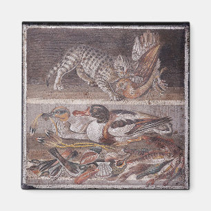 HG FW FV Greek Roman Cat Bird Duck Party Time Magnet