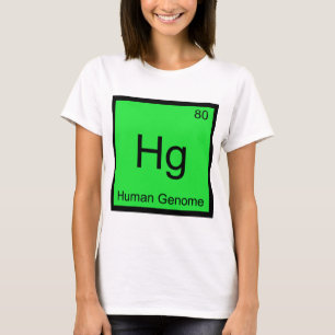 Hg - Human Genome Chemistry Element Symbol DNA Tee