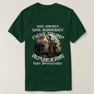 HG MAHA MAGA American Political Election Vote Flag T-Shirt