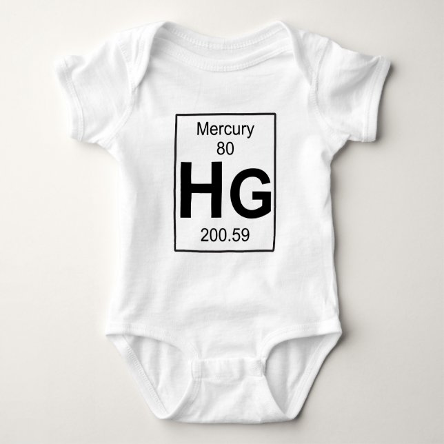 Hg - Mercury Baby Bodysuit (Front)