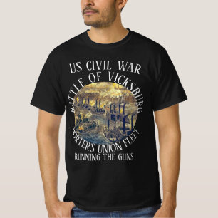 HG VICKSBURG US CIVIL WAR PORTER'S UNION FLEET T-Shirt