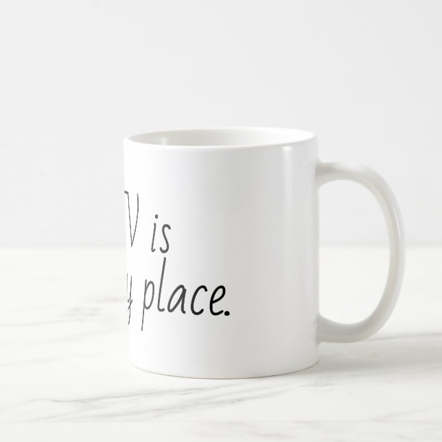 hgtv is my happy place coffee mug (Right)