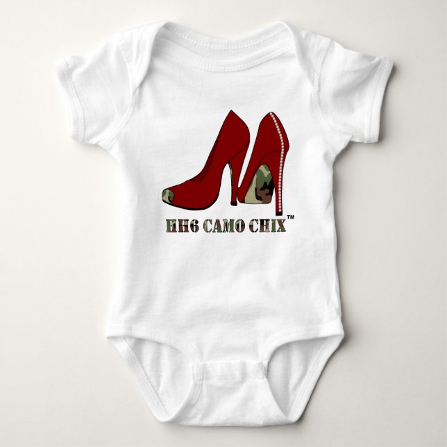 HH6 Camo Chix™ Infant Creeper (Front)
