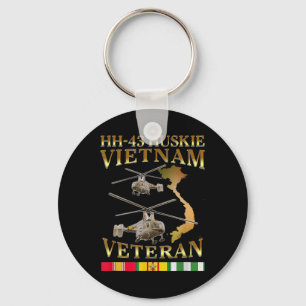 Hh 43 Huskie Helicopter Vietnam Veteran Hh-43 Viet Key Ring