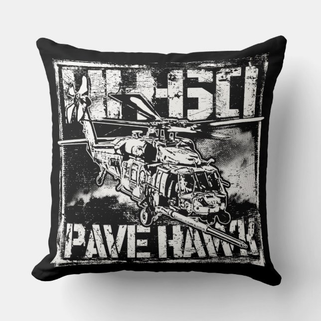 HH-60 Pave Hawk Throw Pillow (Front)