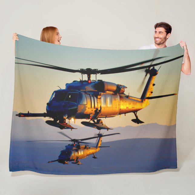 HH-60G PAVE HAWK FLEECE BLANKET (In Situ)