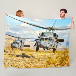 HH-60G PAVE HAWK FLEECE BLANKET