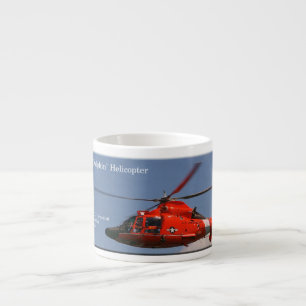 HH 65C Dolphin Helicopter espresso mug