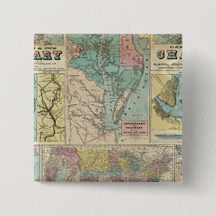 HH Lloyd Campaign Military Charts 15 Cm Square Badge
