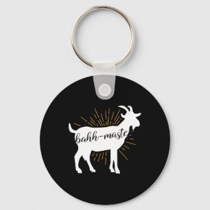Hh-maste Goat Yoga Namaste Pun Shirt Gift Men And  Key Ring