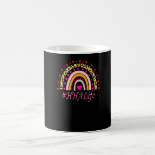 Hha Nurse Leopard Rainbow Nurse's Week Coffee Mug