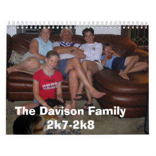 hhh 063, The Davison Family 2k7-2k8 Calendar