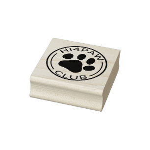 HI4PAW CLUB RUBBER STAMP