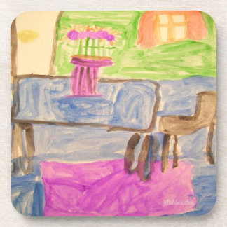 HI54ART™ Watercolor Printemps Coaster