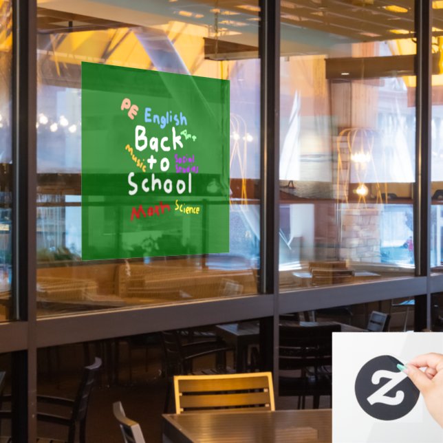 HI54EDU Back to School (Restaurant Window)