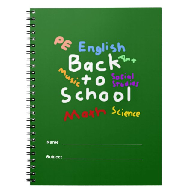 HI54EDU Back To School Notebook (Front)