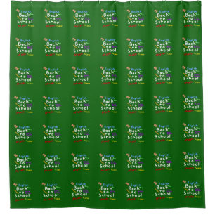 HI54EDU Back To School Shower Curtain