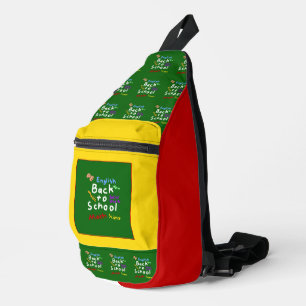HI54EDU Back to School Sling Bag