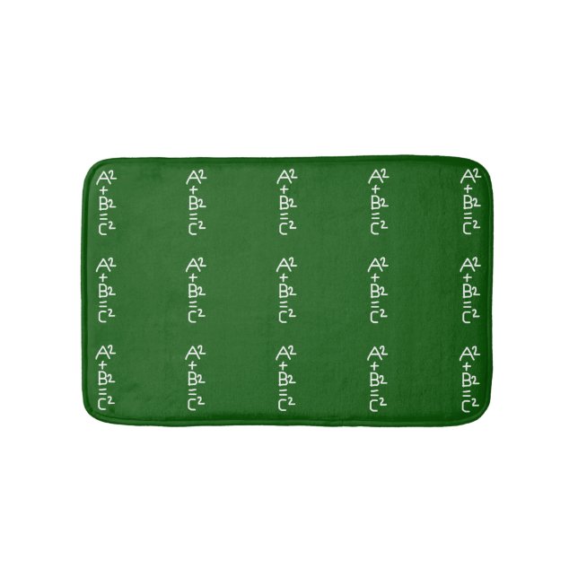HI54EDU Pythagorean Bath Mat (Front)