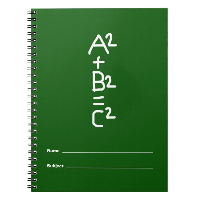 HI54EDU Pythagorean Notebook (Front)