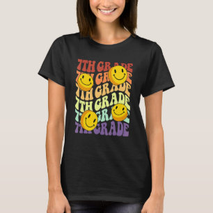 Hi 7th seventh grade teacher Back To School Retro T-Shirt