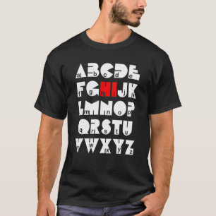 Hi Abc Alphabet Kindergarten Teacher Student Back T-Shirt