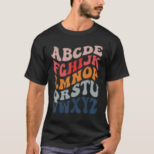 Hi Alphabet Back To School Pre K Kindergarten Teac T-Shirt