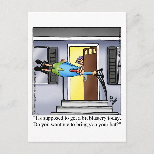 Hi and Hello Postcard Humour (Front)